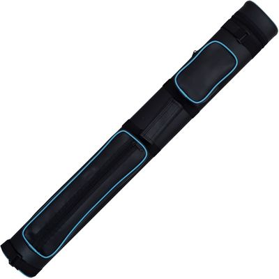 Action Piping 2x2 Hard Pool Cue Carrying Case, Billiard Stick Case - ACP22 Blue