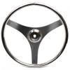 Stainless Boat Steering Wheel | 3 Spoke 15 1/4 Inch view 1