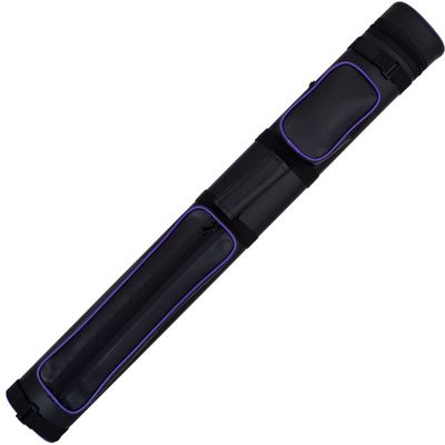 Action Piping 2x2 Hard Pool Cue Carrying Case, Billiard Stick Case - ACP22 Purple