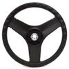 Detmar Marine Boat Steering Wheel | Viper EQ 13 1/4 Inch 3 Spoke Black Plastic view 2