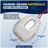 Five Oceans 2-Pack Marine LED Docking Lights, Waterproof IP66, Front & Side Lights for Pontoons, Fishing & Sport Boats, Daycruisers & Sportyachts - FO4600-M2 view 4