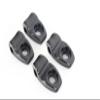 Green Gridiron Riddell SpeedFlex Facemask Clips Full Set of 4 (2 Upper, 2 Lower) | Football Face Mask Quick Release Attachment Hardware Replacement Parts (Black)