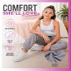 Sweet Hearts Girls Sweatpants - 2 Pack Soft Fleece Athletic Performance Jogger Girls Pants: Made in USA (Sizes 5-18), Size 10-12, Black/Heather Grey view 4