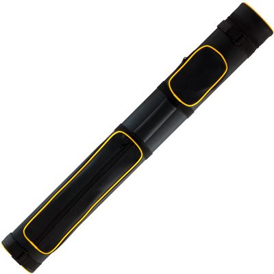Action CueStix International Piping 2x2 Hard Pool Cue Carrying Case, Billiard Stick Case - ACP22 Yellow