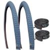 26 X 1 3/8" (37-590) Wheelchair TIRE. Set of 2 (26" Tires + Air Inner Tubes) view 1