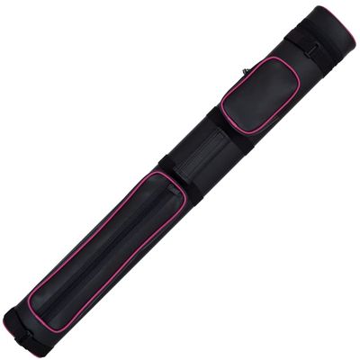 Action Piping 2x2 Hard Pool Cue Carrying Case, Billiard Stick Case - ACP22 Pink