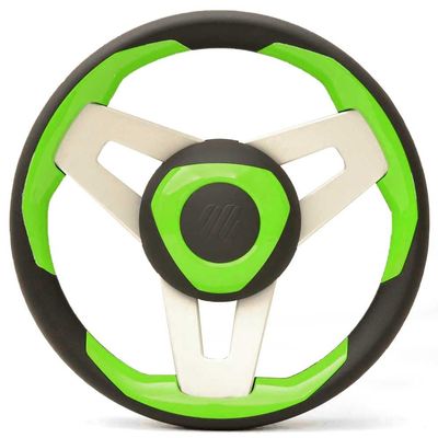 Uflex Boat Steering Wheel 20901EU | Loredan Green Black 13 3/4 Inch