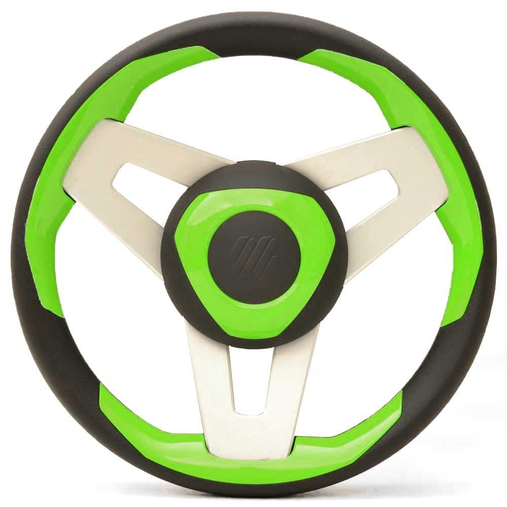 Uflex Boat Steering Wheel 20901EU | Loredan Green Black 13 3/4 Inch