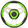 Uflex Boat Steering Wheel 20901EU | Loredan Green Black 13 3/4 Inch view 1