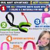 Oral Mart Black/Green Strapped Youth Mouth Guard for Kids - Sports Mouthguard with Connected Strap for Ice Hockey, Football, Lacrosse, Taekwondo view 2