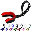 Oral Mart Black/Red Strapped Youth Mouth Guard for Kids - Sports Mouthguard with Connected Strap for Football, Ice Hockey, Lacrosse, Taekwondo view 1