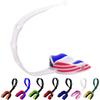 Oral Mart USA Flag Strapped Youth Mouth Guard for Kids - American Flag Sports Mouthguard with Connected Strap for Ice Hockey, Football, Lacrosse, Taekwondo view 1