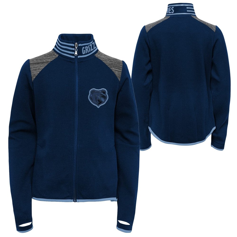Outerstuff NBA Girls Youth (7-16) Avaitor Full Zip Jacket, Memphis Grizzlies, Large (14)