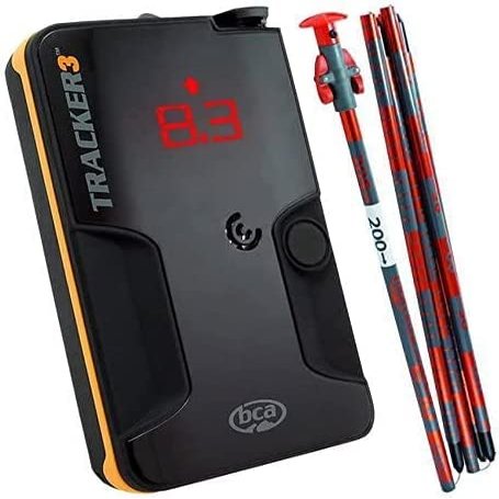 Bundle Backcountry Access BCA Tracker 3 Avalanche Beacon Avalanche Transceiver + 270cm Avalanche Rescue Snow Probe Avy Package for Backcountry ski + Snowmobile