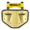 Nxtrnd Football Back Plate, Professional Football Backplates for Shoulder Pads, for Adult & Youth (Chrome Gold, Adult) view 1