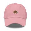 Hedgehog hat, Embroidered Hedgehog hat Adult, Baseball hat, Hedgehog Gifts for Hedgehog Lovers. Pink view 1