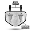 Nxtrnd Football Back Plate, Professional Football Backplates for Shoulder Pads, for Adult & Youth (Chrome Silver, Adult) view 3