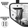 Nxtrnd Football Back Plate, Professional Football Backplates for Shoulder Pads, for Adult & Youth (Chrome Silver, Adult) view 4