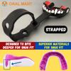 Oral Mart Vampire Fangs Strapped Youth Mouth Guard for Kids - Sports Mouthguard with Connected Strap for Ice Hockey, Football, Lacrosse, Taekwondo view 4