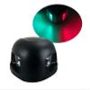 Pactrade Marine Boat Horizontal Mount Navigation Green Red Light 2NM LED IP:66 20m 112.5 Degrees Each DC12V/2W Black Plastic PC Housing (Combination Bow Light) view 1