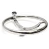 Boat Steering Wheel | Stainless Steel 13 1/2 Inch W/Knob No Hub view 2