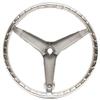 Boat Steering Wheel | Stainless Steel 13 1/2 Inch W/Knob No Hub view 3