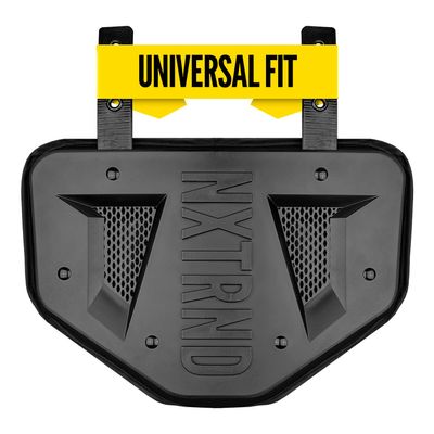 Nxtrnd Football Back Plate, Professional Football Backplates for Shoulder Pads, for Adult & Youth (Black, Adult)
