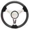 Lowe Boat Steering Wheel 2305495 | Retreat 13 1/2 Inch Gray Woodgrain view 1