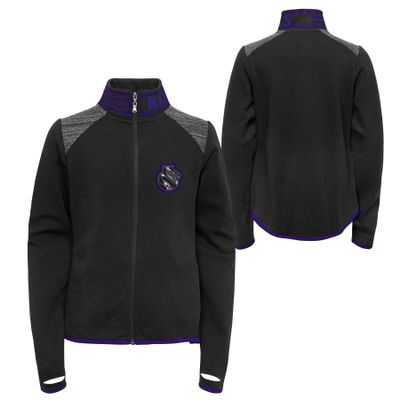 Outerstuff NBA Girls Youth (7-16) Avaitor Full Zip Jacket, Sacramento Kings, Medium (10-12)