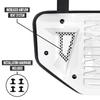 Nxtrnd Football Back Plate, Professional Football Backplates for Shoulder Pads, for Adult & Youth (White, Adult) view 4