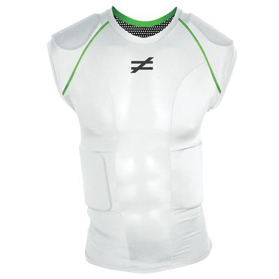 Unequal Invincible Padded Compression Shirt with Rib & Shoulder Protection for Football (Adult Sizes)