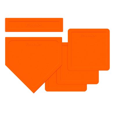 Eco Walker Thrown Down Baseball Bases Perfect for Baseball, Teeball, Softball, Kickball, Kids, Backyard, Practice and School
