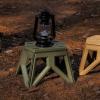 INOOMP Portable Camping Stool Lightweight Plastic Stool for Fishing Outdoor Events Kitchen Use Ergonomic Design Easy to Carry Sturdy Construction view 2