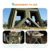 INOOMP Portable Camping Stool Lightweight Plastic Stool for Fishing Outdoor Events Kitchen Use Ergonomic Design Easy to Carry Sturdy Construction view 4