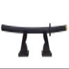 NANGOPOP Wood Katana Sword Stand Display - Decent Japanese Samurai Sword Holder, Wooden Rack for Knife, Dagger at Home or Office