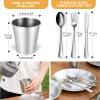 Odoland Stainless Steel Camping Mess Kit for Family & 2 Person view 4