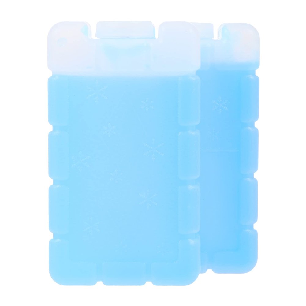 2pcs Packs Ice Crystal Box Outdoor Ice Cooler Reusable Freezer Ice Case Multipurpose Cooling Case Freezer Supplies Ice Cooler Case Fresh Keeping Ice Cases Ice Case Freezer