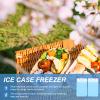 2pcs Packs Ice Crystal Box Outdoor Ice Cooler Reusable Freezer Ice Case Multipurpose Cooling Case Freezer Supplies Ice Cooler Case Fresh Keeping Ice Cases Ice Case Freezer view 2