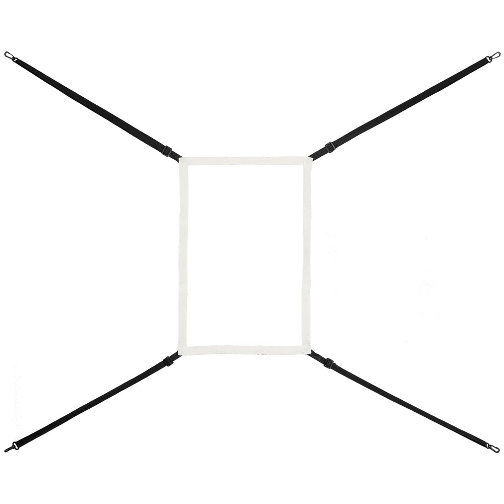 AOLIGEIJS Baseball Net Adjustable Strike Zone Target (Strike Zone, White)