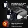 WOTOW Rear Rack Bag, 12L Waterproof Reflective Bicycle Trunk Bag, Cycling Rear Seat Carrier Backseat Storage Luggage with Water Bottle Holder, Shoulder Strap for MTB Bike E-Bike view 4