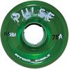 Atom Skates Quad Roller Wheels/Outdoor/Hardness 78A / 65x37 Green Pulse/Set of 4 view 1