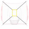 AOLIGEIJS Baseball Net Adjustable Strike Zone Target (Strike Zone, Yellow) view 2