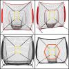 AOLIGEIJS Baseball Net Adjustable Strike Zone Target (Strike Zone, Yellow) view 4