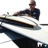 Universal SUP Surf Rack for Cars | Paddle Board Soft Rack for Surf Kayak and Paddleboards with Scratch Resistant Buckles (19") view 1