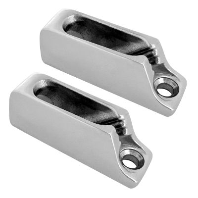 Akoleyer Boat Clam Cleat for Rope Acouto Rope Cleat 316 Stainless Steel Marine Accessories 2Pcs