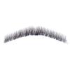 Lenaqueen 100% Human Hair Full Hand Tied Lace Invisible False Beards Hair Fake Face Beard and Mustache for Men Realistic Entertainment Drama Party Movie Makeup (Black) view 1