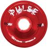 Atom Skates Quad Roller Wheels/Outdoor/Hardness 78A / 65x37 Red Pulse/Set of 4 view 1