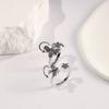 OIDIMS Fidget Spinner Rings Bee Daisy Flower Adjustable Open Anxiety Ring for Women Girl CZ Stress Relieving Lovely Animal Calming Jewelry Gifts Daughter Bff Xmas (Two Daisies) view 3