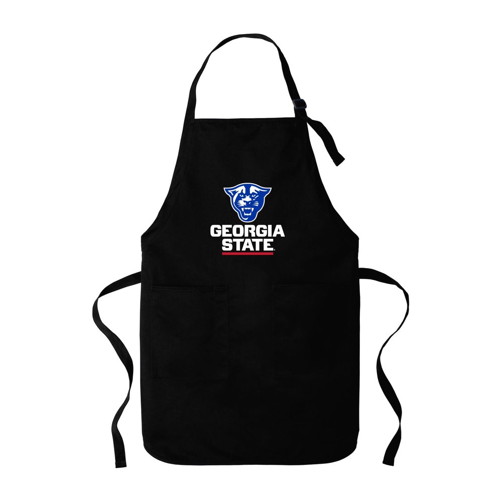 Sport Your Gear Georgia State Panthers Full Length Tailgating and Kitchen Grilling Apron with Pockets