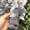 Camo Netting Rectangular Shade Sail, Grey Reinforced Camouflage Netting, Breathable Shade Net for Garden Pergola, Hunting, Camping, Car Cover(Size:4x4m(13.1x13.1ft)) view 2